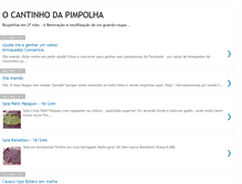 Tablet Screenshot of cantinhodapimpolha.blogspot.com