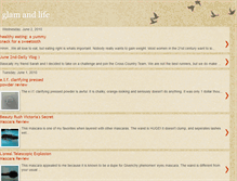 Tablet Screenshot of glamandlife.blogspot.com
