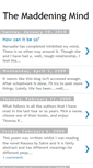 Mobile Screenshot of maddeningmind.blogspot.com
