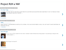 Tablet Screenshot of ourprojectrunaway.blogspot.com