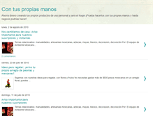 Tablet Screenshot of con-tus-propias-manos.blogspot.com