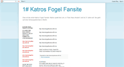 Desktop Screenshot of katrosfogelfansite.blogspot.com