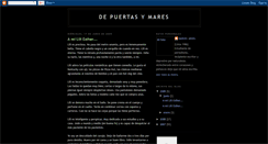 Desktop Screenshot of depuertasymares.blogspot.com