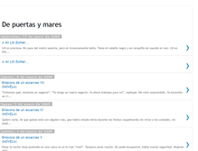 Tablet Screenshot of depuertasymares.blogspot.com