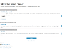 Tablet Screenshot of olivethegreatdane.blogspot.com