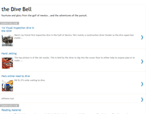 Tablet Screenshot of divebell.blogspot.com