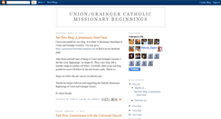 Desktop Screenshot of catholicmissionarybeginnings.blogspot.com