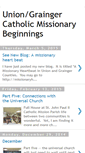 Mobile Screenshot of catholicmissionarybeginnings.blogspot.com