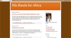 Desktop Screenshot of hishandsforafrica.blogspot.com