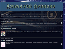 Tablet Screenshot of animatedopinions.blogspot.com