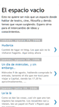 Mobile Screenshot of elespaciovacio.blogspot.com