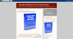 Desktop Screenshot of cureforyeastinfectionfast.blogspot.com