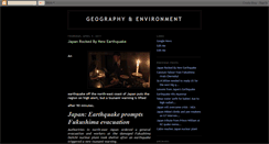 Desktop Screenshot of geographyandenvironment.blogspot.com