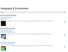 Tablet Screenshot of geographyandenvironment.blogspot.com