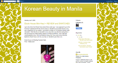 Desktop Screenshot of koreanbeautyph.blogspot.com