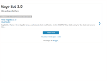 Tablet Screenshot of mage-bot.blogspot.com