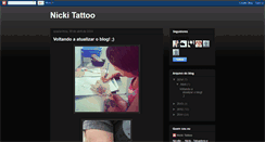 Desktop Screenshot of nickitattoo.blogspot.com