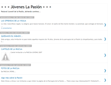 Tablet Screenshot of jovenespasionistas.blogspot.com