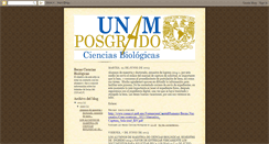 Desktop Screenshot of becascienciasbiologicas.blogspot.com