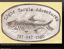 Tablet Screenshot of lighttackleadventuretarponfishing.blogspot.com