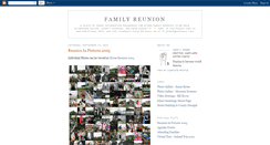 Desktop Screenshot of familyreunionbeta.blogspot.com