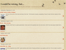 Tablet Screenshot of icouldbewrong123.blogspot.com