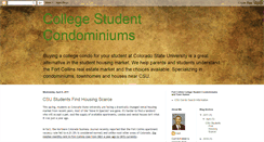 Desktop Screenshot of collegestudentcondominiums.blogspot.com