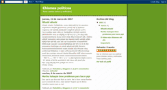 Desktop Screenshot of chismespoliticos.blogspot.com