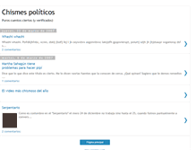 Tablet Screenshot of chismespoliticos.blogspot.com