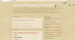 Desktop Screenshot of laveenplanningcommittee.blogspot.com