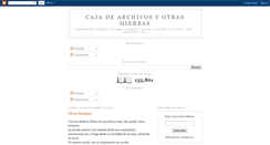 Desktop Screenshot of lacajadearchivos.blogspot.com