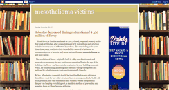 Desktop Screenshot of mesotheliomavictims.blogspot.com