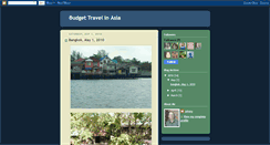 Desktop Screenshot of budgettravelinasia.blogspot.com