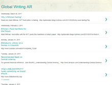 Tablet Screenshot of globalwritingar.blogspot.com