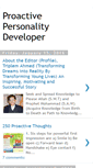Mobile Screenshot of proactivepersonality.blogspot.com