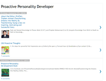 Tablet Screenshot of proactivepersonality.blogspot.com