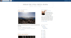 Desktop Screenshot of ideasdeunachicarara.blogspot.com