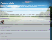 Tablet Screenshot of escolajovelmira.blogspot.com