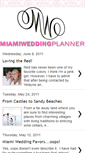 Mobile Screenshot of miamiweddingplanner.blogspot.com