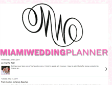 Tablet Screenshot of miamiweddingplanner.blogspot.com