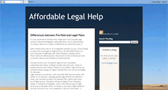 Desktop Screenshot of legal-affordable.blogspot.com