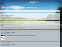 Tablet Screenshot of genereingresosdestander.blogspot.com