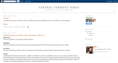 Desktop Screenshot of centralvermonthikes.blogspot.com