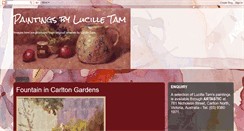 Desktop Screenshot of lucillepaintings2009autumn.blogspot.com