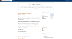 Desktop Screenshot of penalinjust.blogspot.com