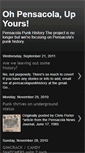 Mobile Screenshot of pensacolapunkhistorybookproject.blogspot.com