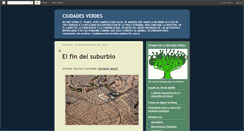 Desktop Screenshot of ciudadesverdes.blogspot.com