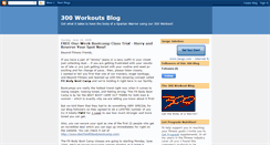 Desktop Screenshot of 300workouts.blogspot.com