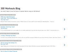 Tablet Screenshot of 300workouts.blogspot.com