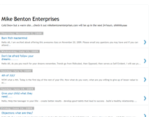 Tablet Screenshot of mikebentonblog.blogspot.com